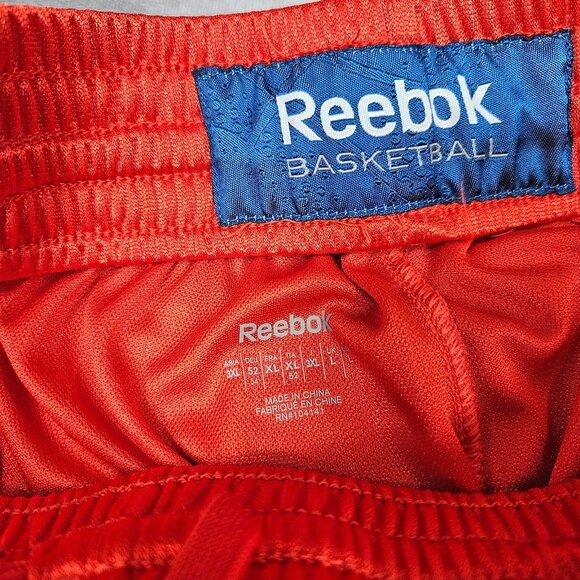 Reebok Men Basketball Athletic Dri-Fit Sweat Shorts Orange Blue 10" Inseam L - Picture 5 of 10